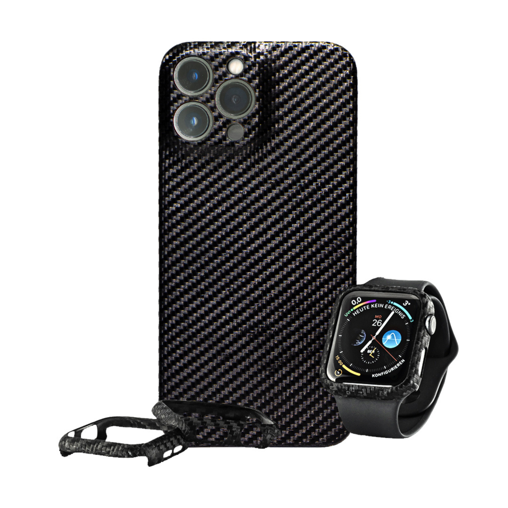 Carbon Cover Apple Watch 8 (45mm) - Reuterson Carbon Cover